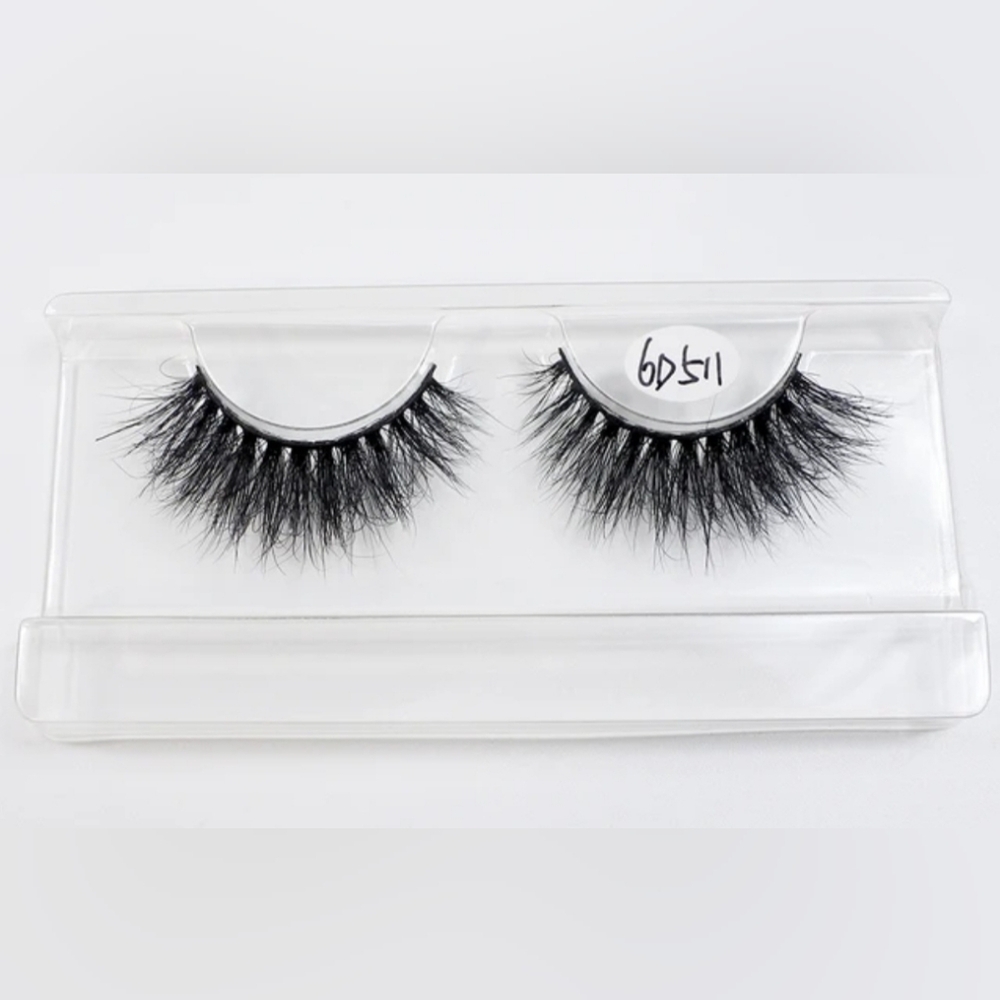 100% Handcrafted Mink Real Natural Fluffy Fur False Strip Eyelashes